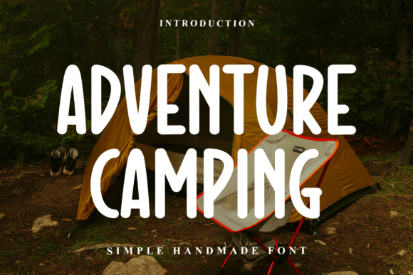 Adventure Camping: A Script Font for Crafters and Designers