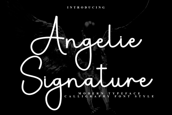 Angelie Signature: A Script Font for Web Design Excellence