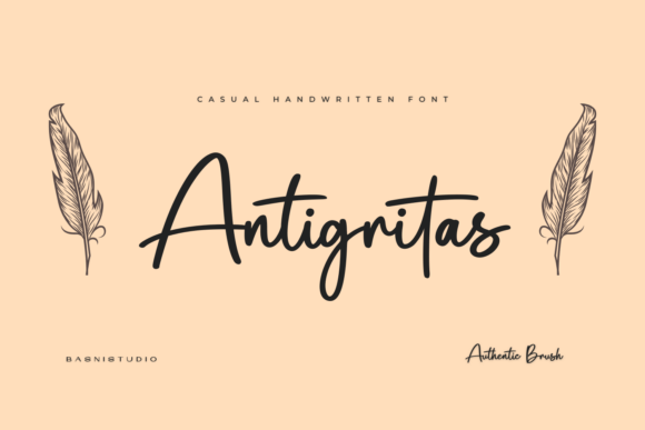 Antigritas: A Font for Modern Editorial Elegance