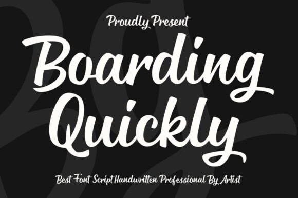 Boarding Quickly: The Bold Font for Digital Marketers