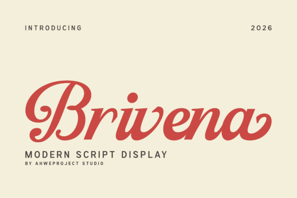 Brivena: A Script Font for Modern Web Design