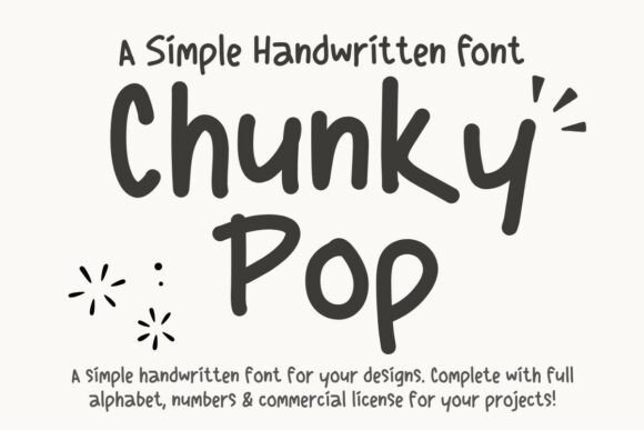 Chunky Pop: A Font That Adds Personality to Your Brand