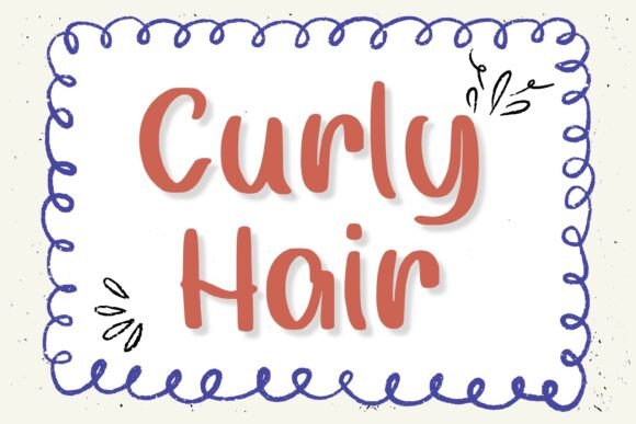 Curly Hair: A Playful Script Font for Branding and Design