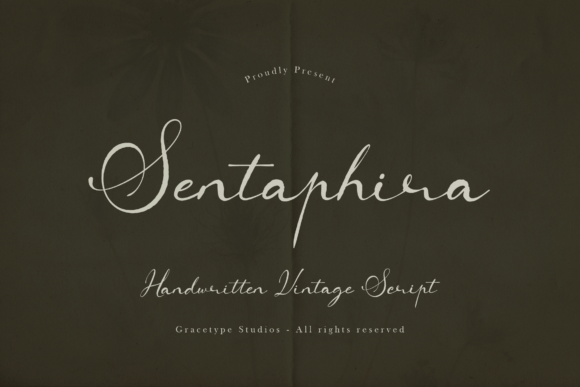 Enhance Your Brand with Sentaphira: A Timeless Script Font for Small Businesses