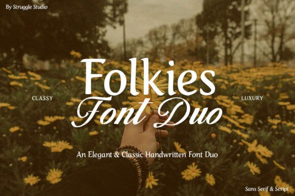 Folkies Duo: A Font That Breathes Life Into Your Crafts