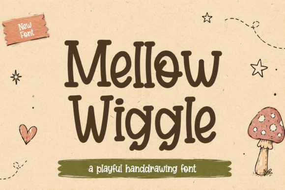 Mellow Wiggle: A Playful Handwritten Font for Warm Branding