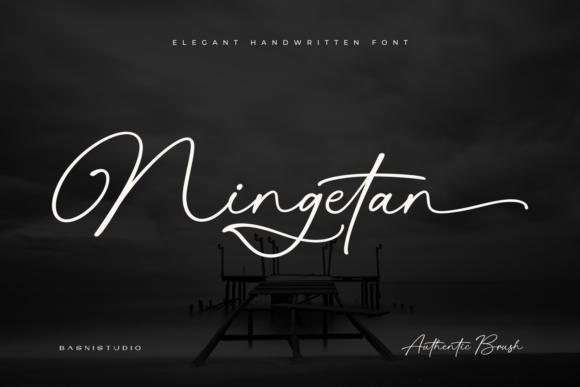 Ningetan: A Luxurious Script Font for Branding