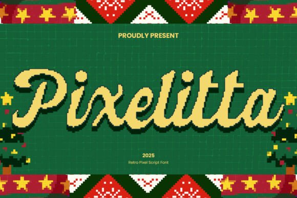 Pixelitta: A Warm Pixel Script for Editorial Design