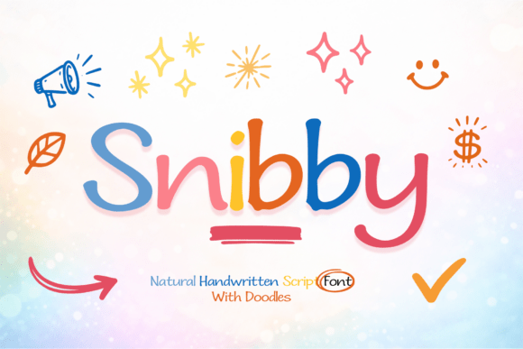 Snibby: A Script Font with Character