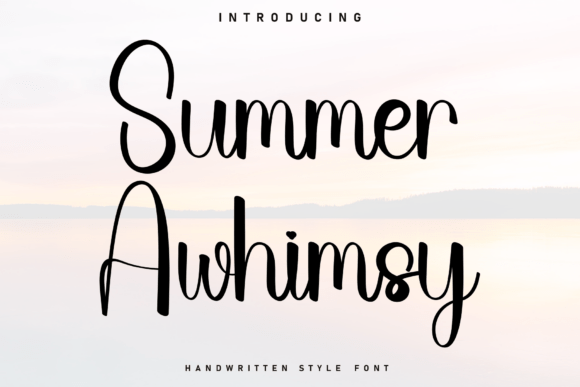 Summer Awhimsy: The Font That Made My Brand Feel More Real