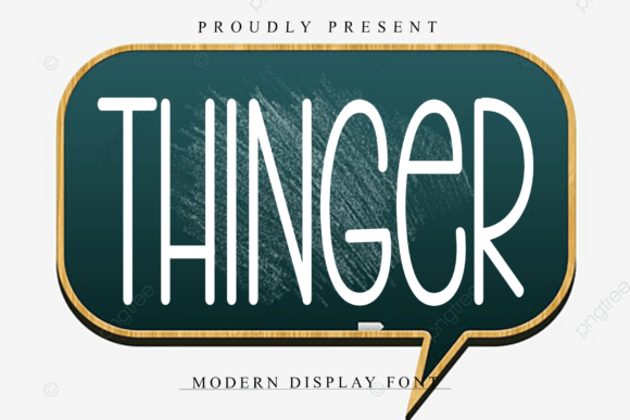 Thinger: A Script Font That Adds Rhythm and Personality to Branding