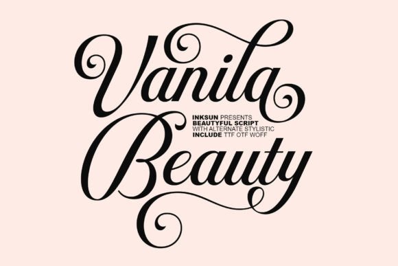 Vanila Beauty: A Font That Elevates Your Brand